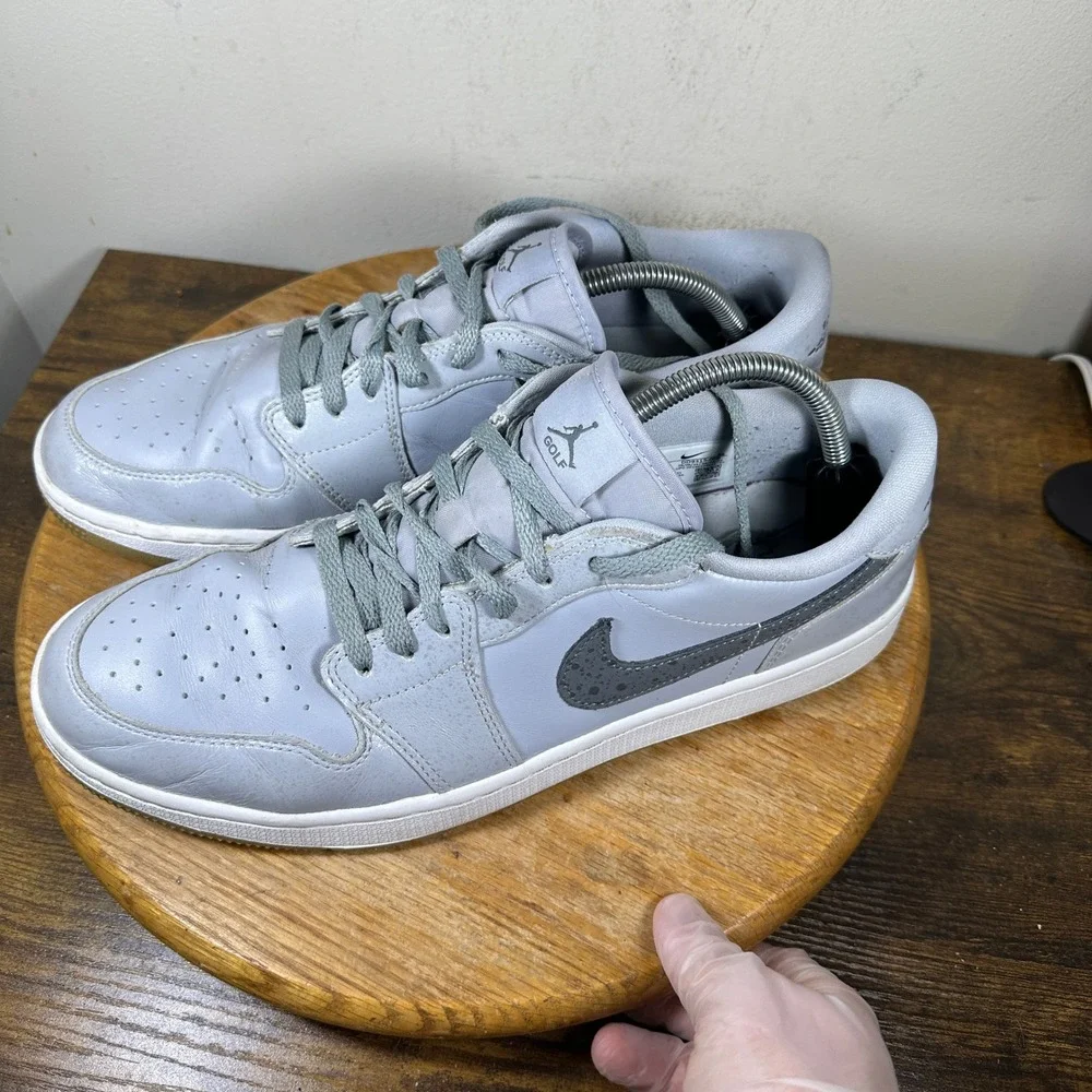 Nike Air Jordan 1 Low Golf Wolf Grey Iron Grey Gum DD9315-006 Mens 12